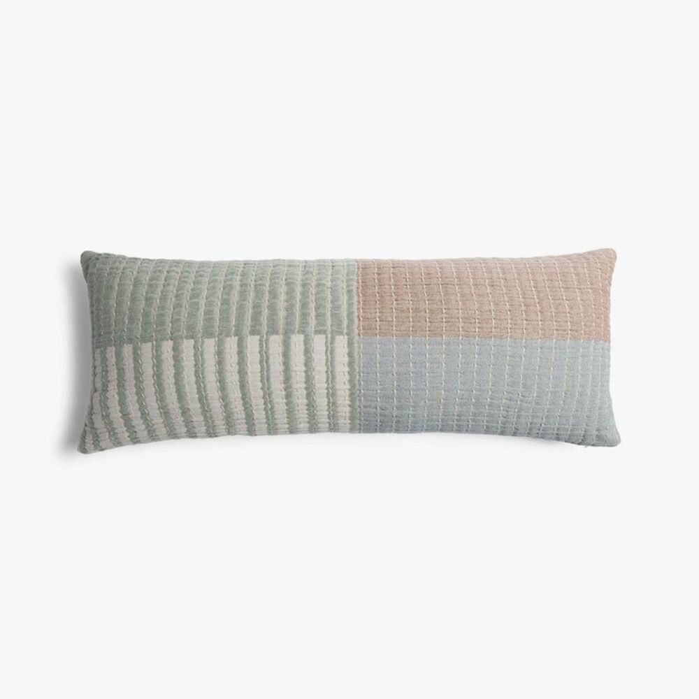 Patchwork Lumbar Pillow Multi - Parachute